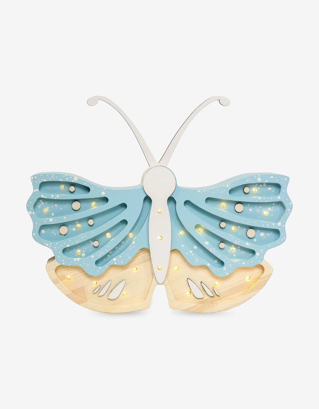 Butterfly Lamp in Blue (19x35x5.5 cm), 5 of 4
