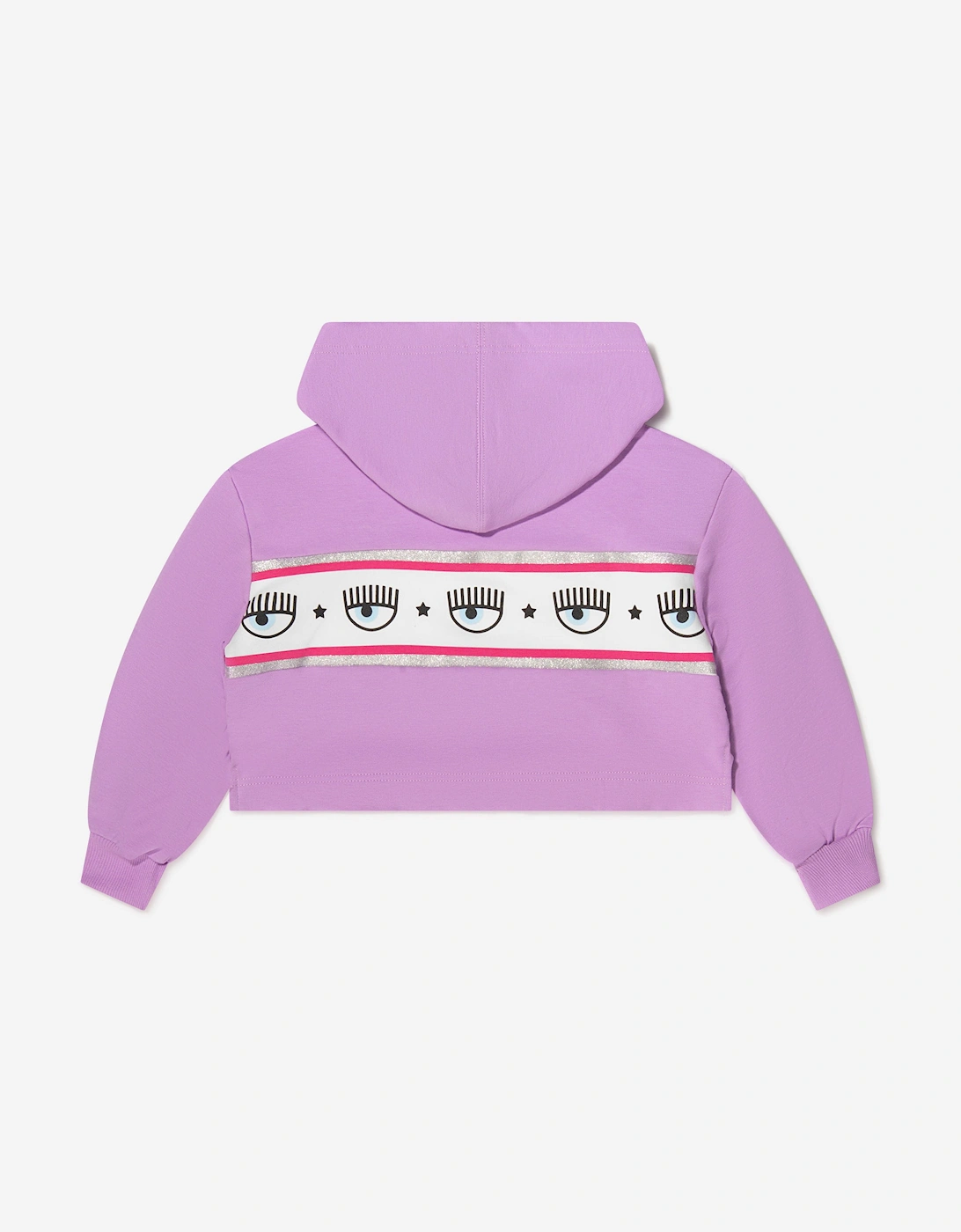 Girls Cropped Logo Hoodie