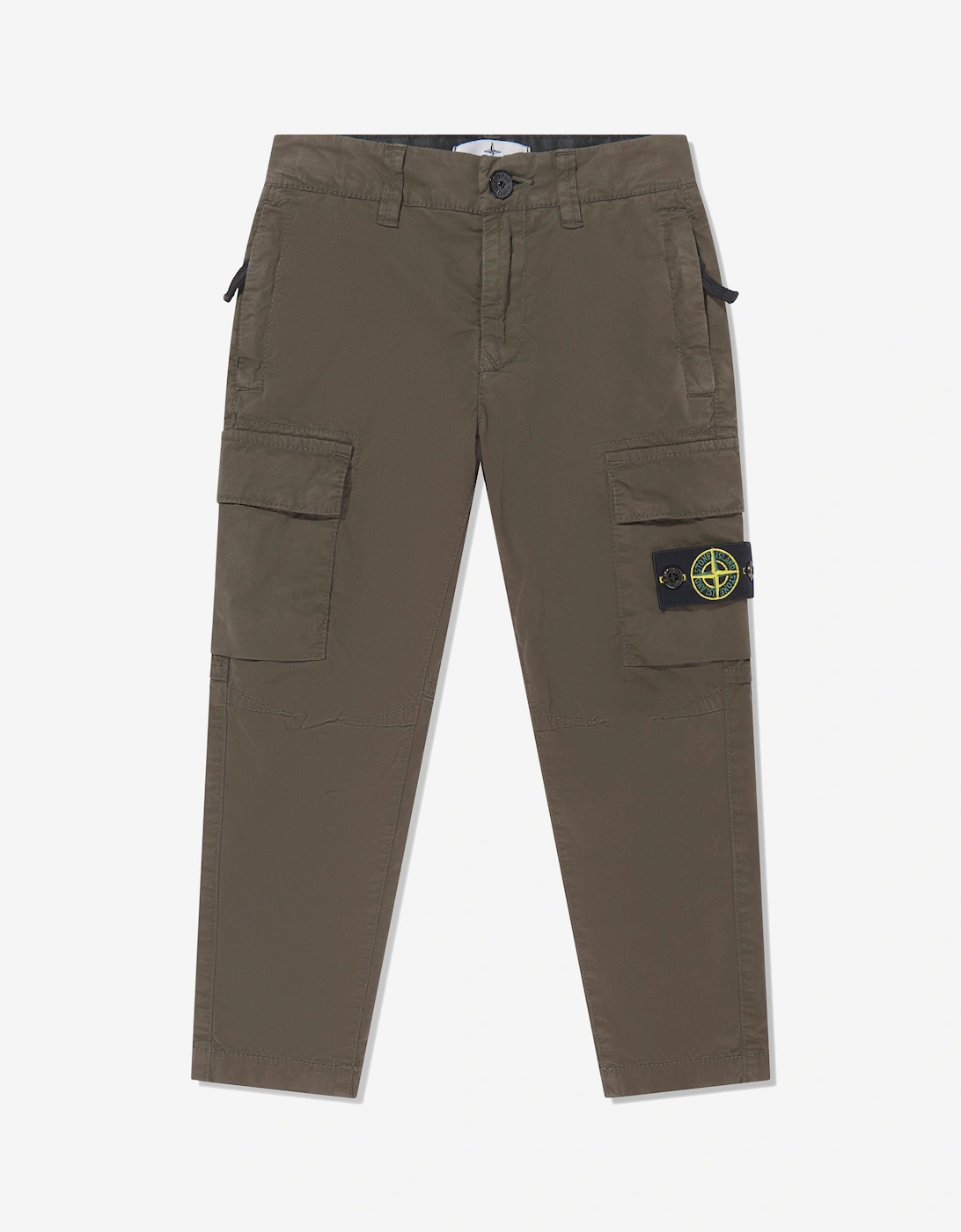 Boys Cargo Trousers in Green, 5 of 4