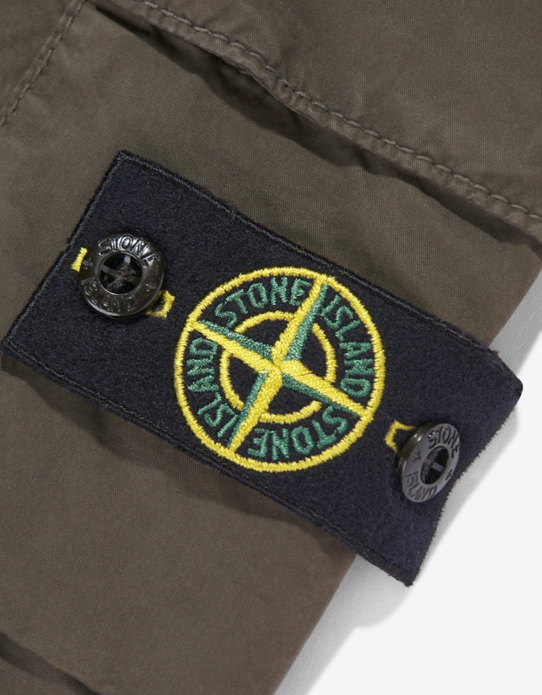 Boys Cargo Trousers in Green