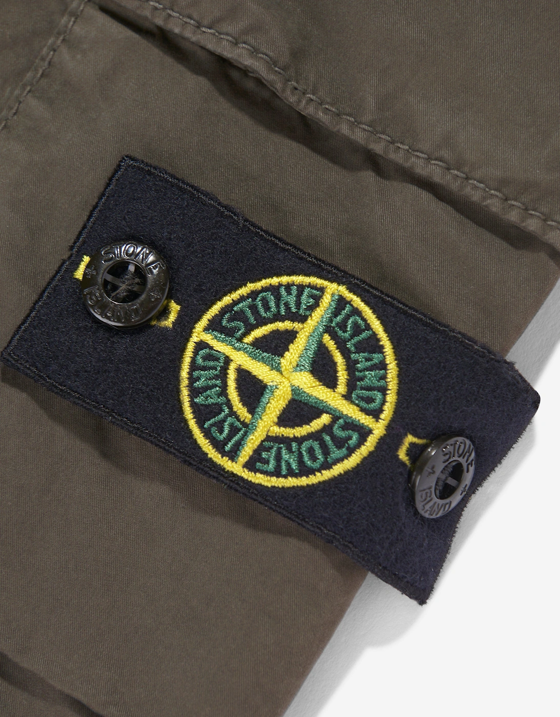 Boys Cargo Trousers in Green