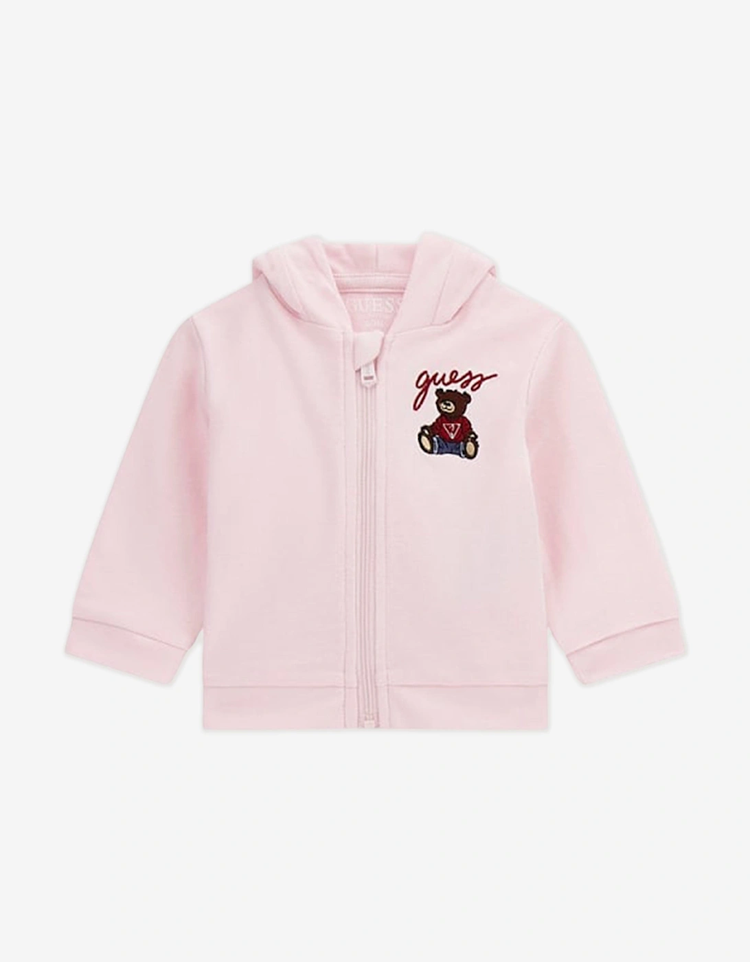 Baby Girls Teddy Bear Tracksuit Set in Pink