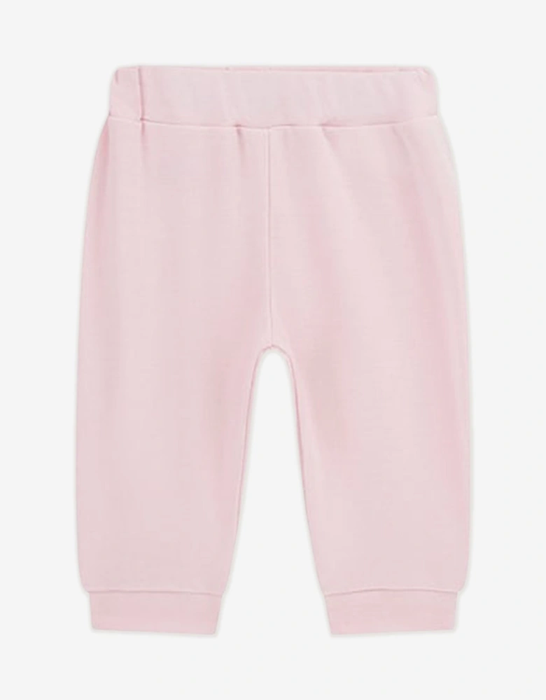 Baby Girls Teddy Bear Tracksuit Set in Pink