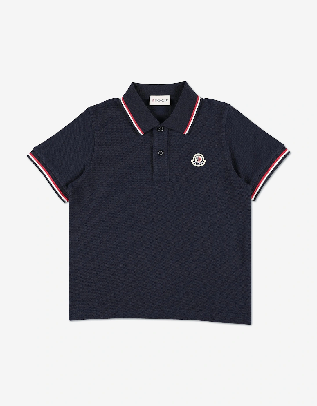 Boys Logo Polo Shirt in Navy, 5 of 4
