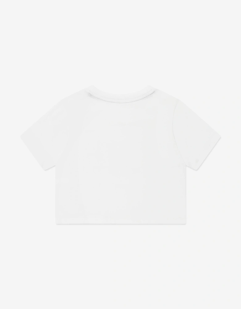 Girls USA T-Shirt in White
