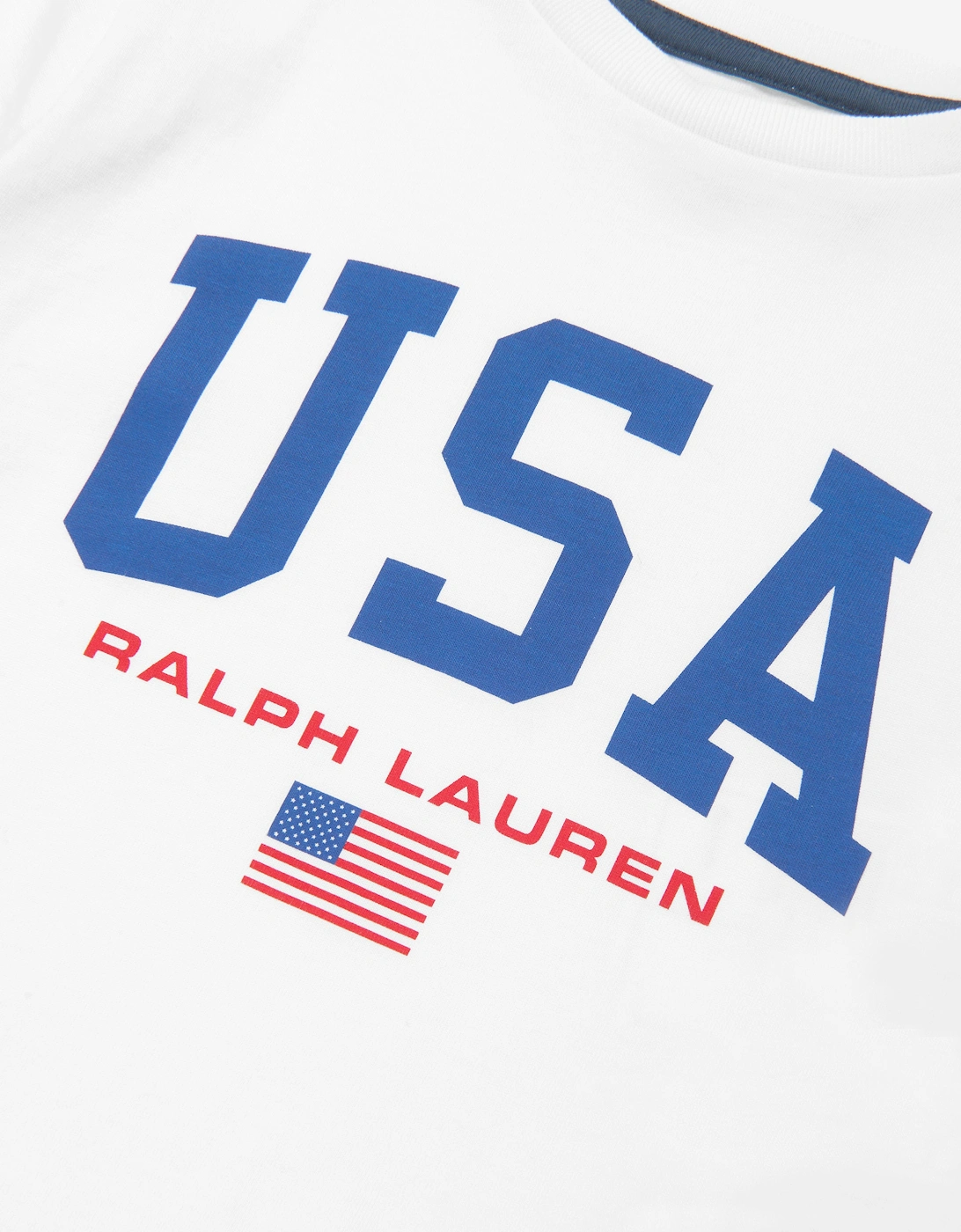 Girls USA T-Shirt in White