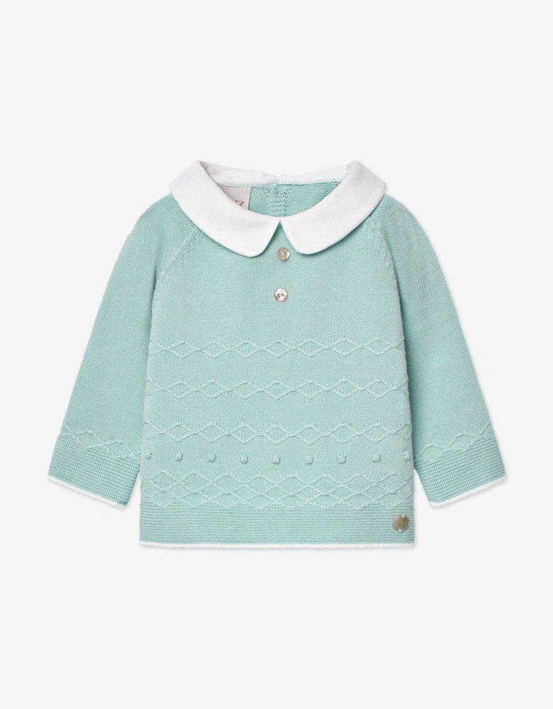 Baby Knitted Sweater in Green