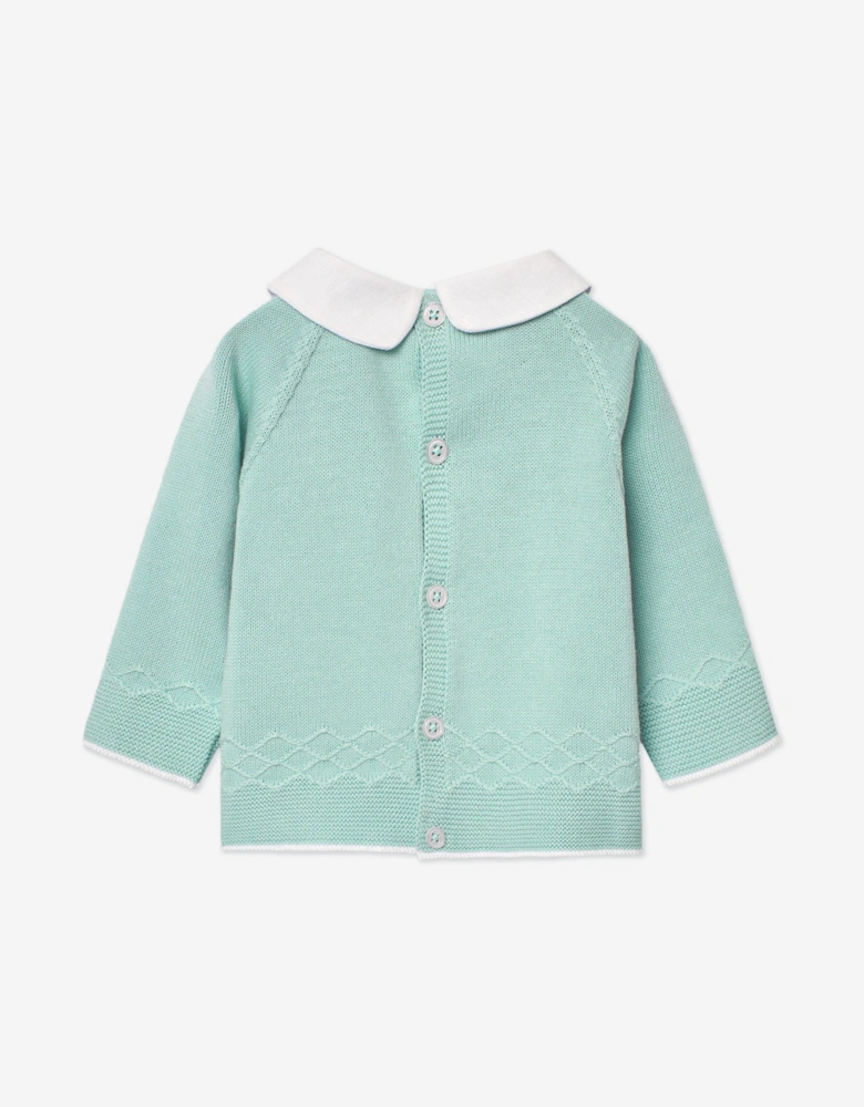 Baby Knitted Sweater in Green