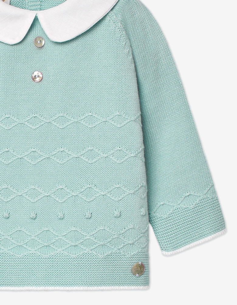 Baby Knitted Sweater in Green