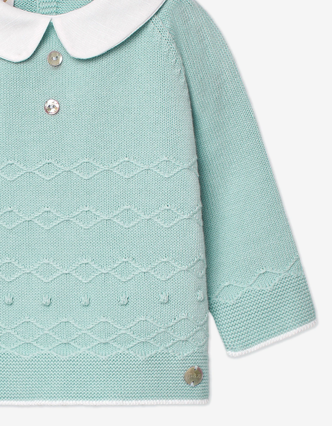 Baby Knitted Sweater in Green