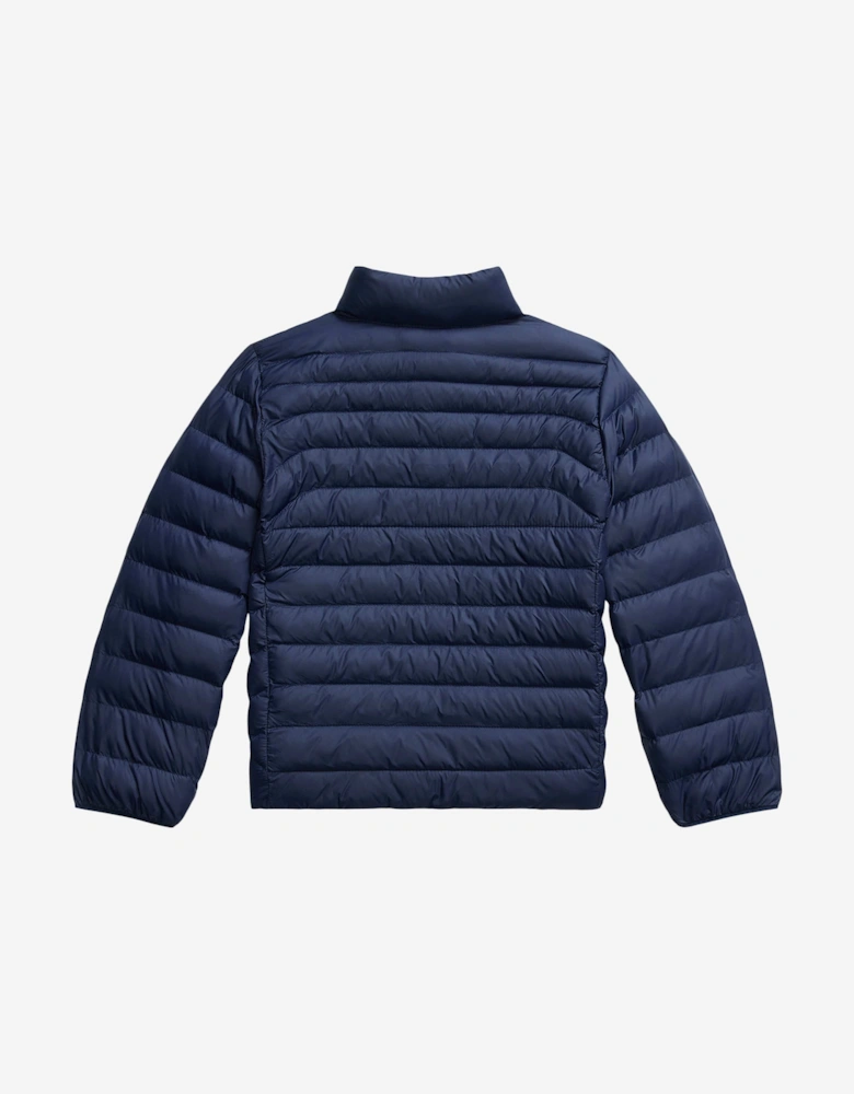 Boys Colden Packable Jacket in Navy