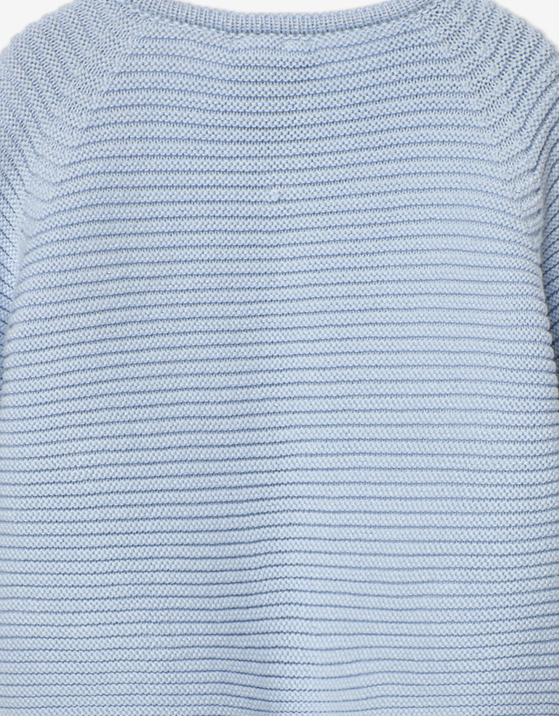 Baby Boys Knitted Cardigan in Blue