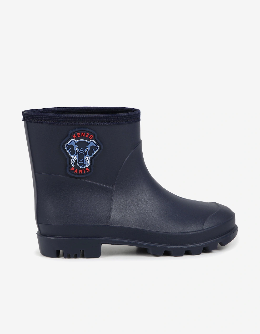 Kids Elephant Rain Boots in Navy, 5 of 4