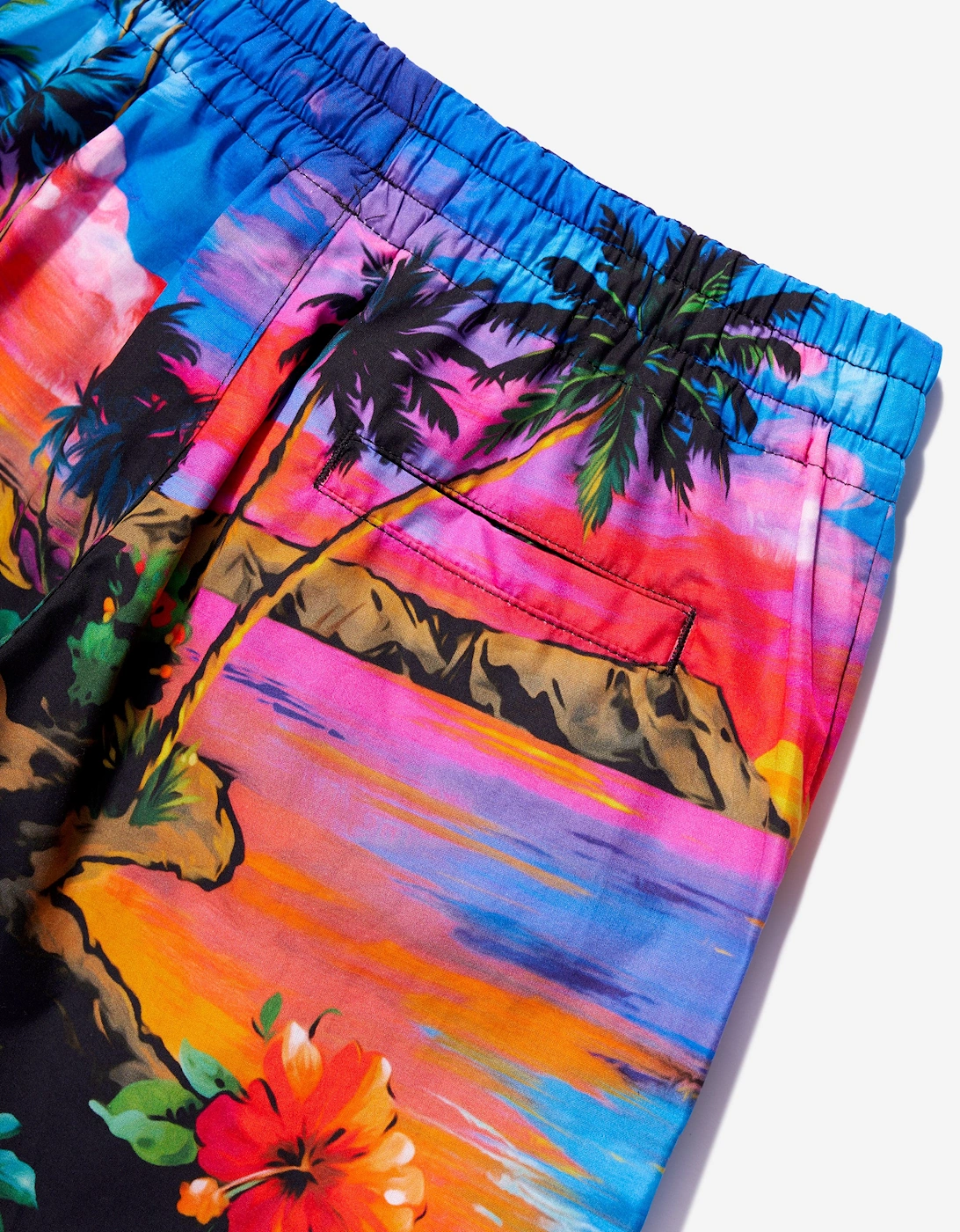 Boys Hawaiian Print Shorts in Multicolour
