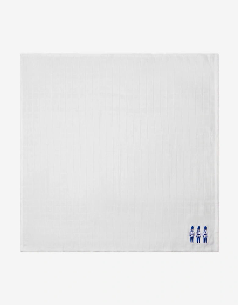 Boys Organic Cotton Muslin And Cotton Guardsmen Towel Set