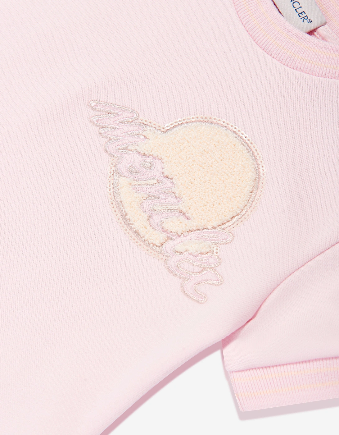 Enfant Girls Fit and Flare Logo Dress in Pink