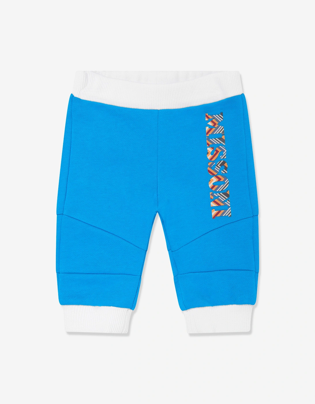 Baby Boys Zigzag Logo Joggers in Blue, 5 of 4
