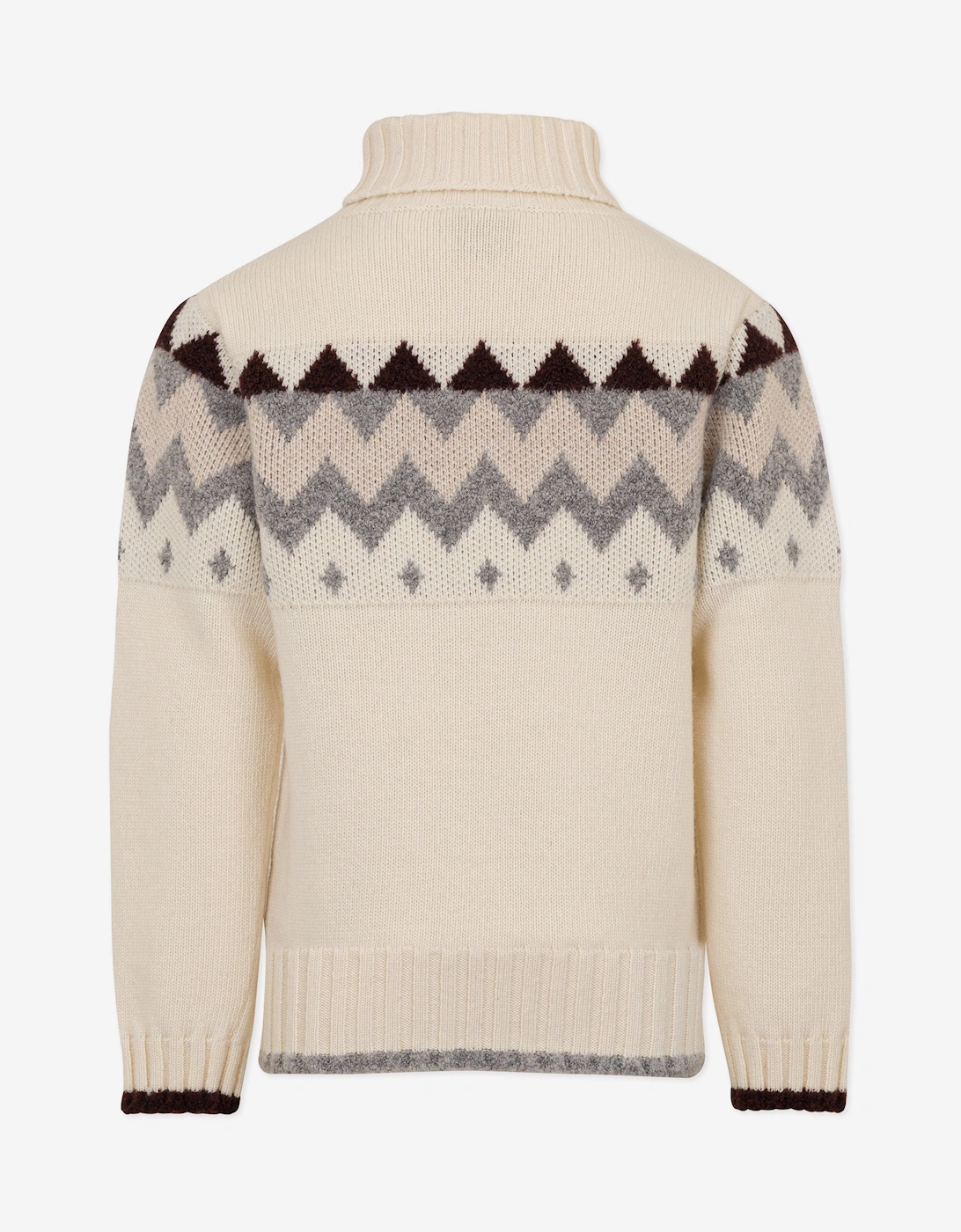 Boys Wool Knitted Jumper in Ivory