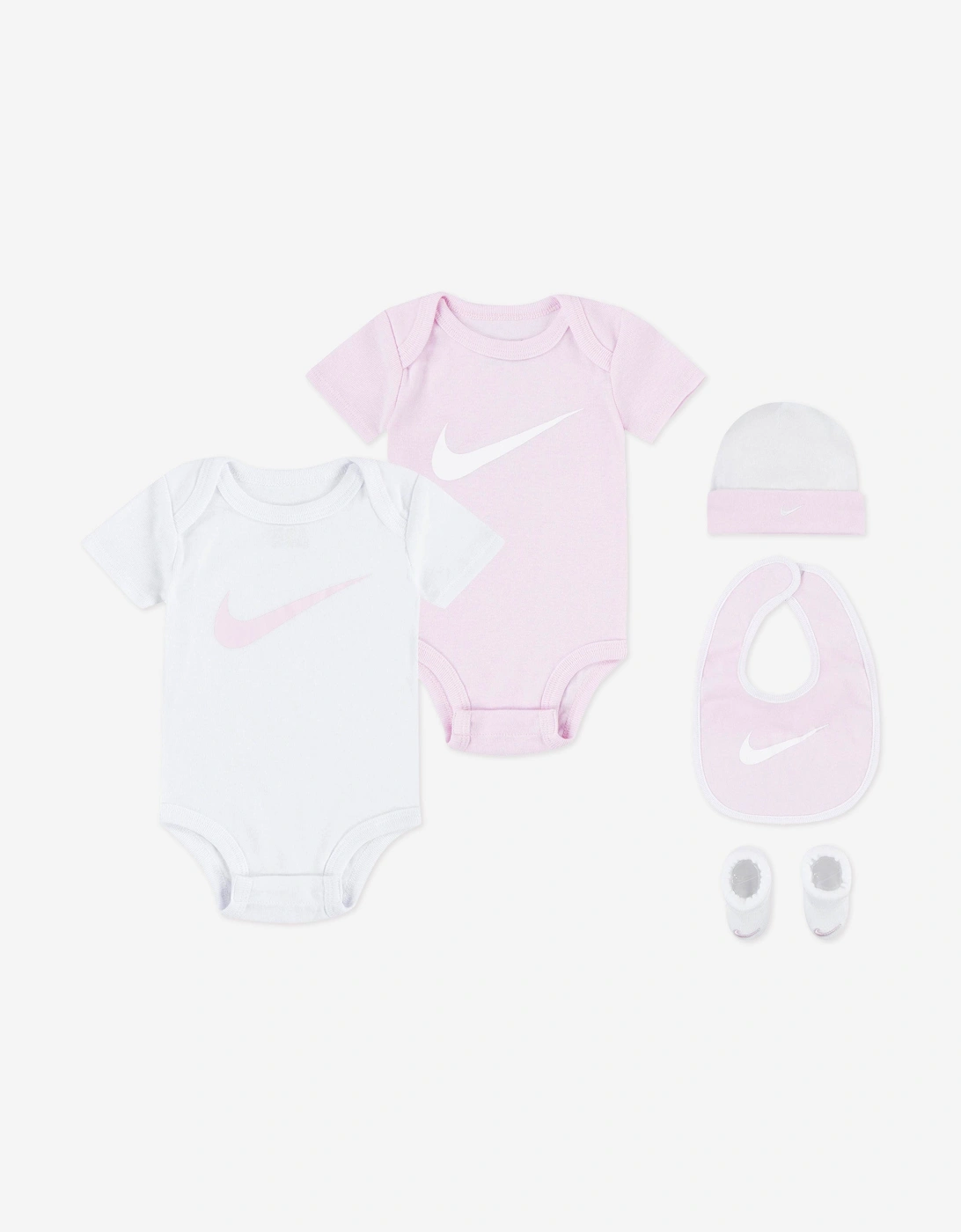 Baby Girls 5 Piece Gift Set in Pink, 5 of 4