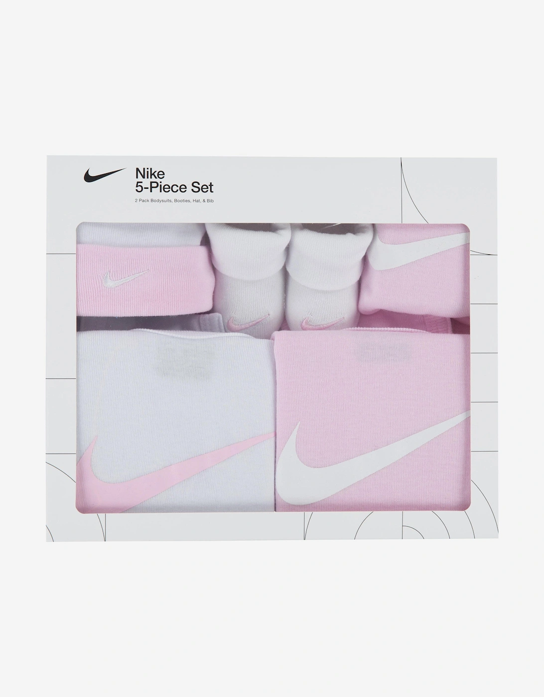 Baby Girls 5 Piece Gift Set in Pink