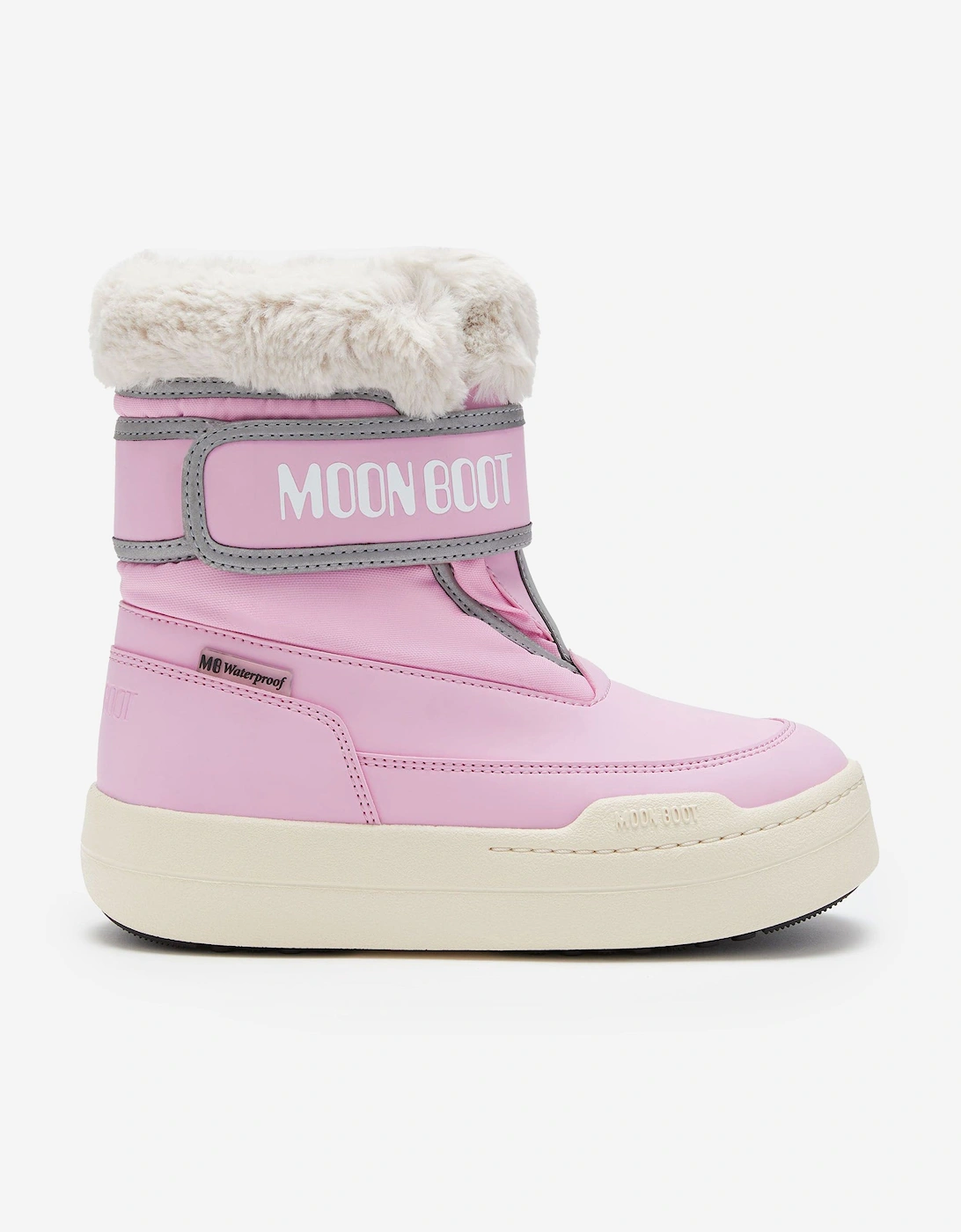 Moon Boot Girls JR Park Strap Boots in Pink, 5 of 4