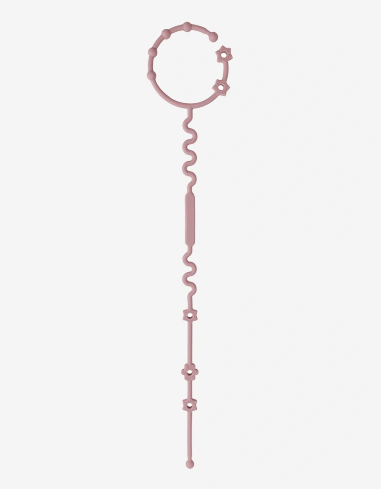 Adjustable Teether and Pacifier Clip in Purple