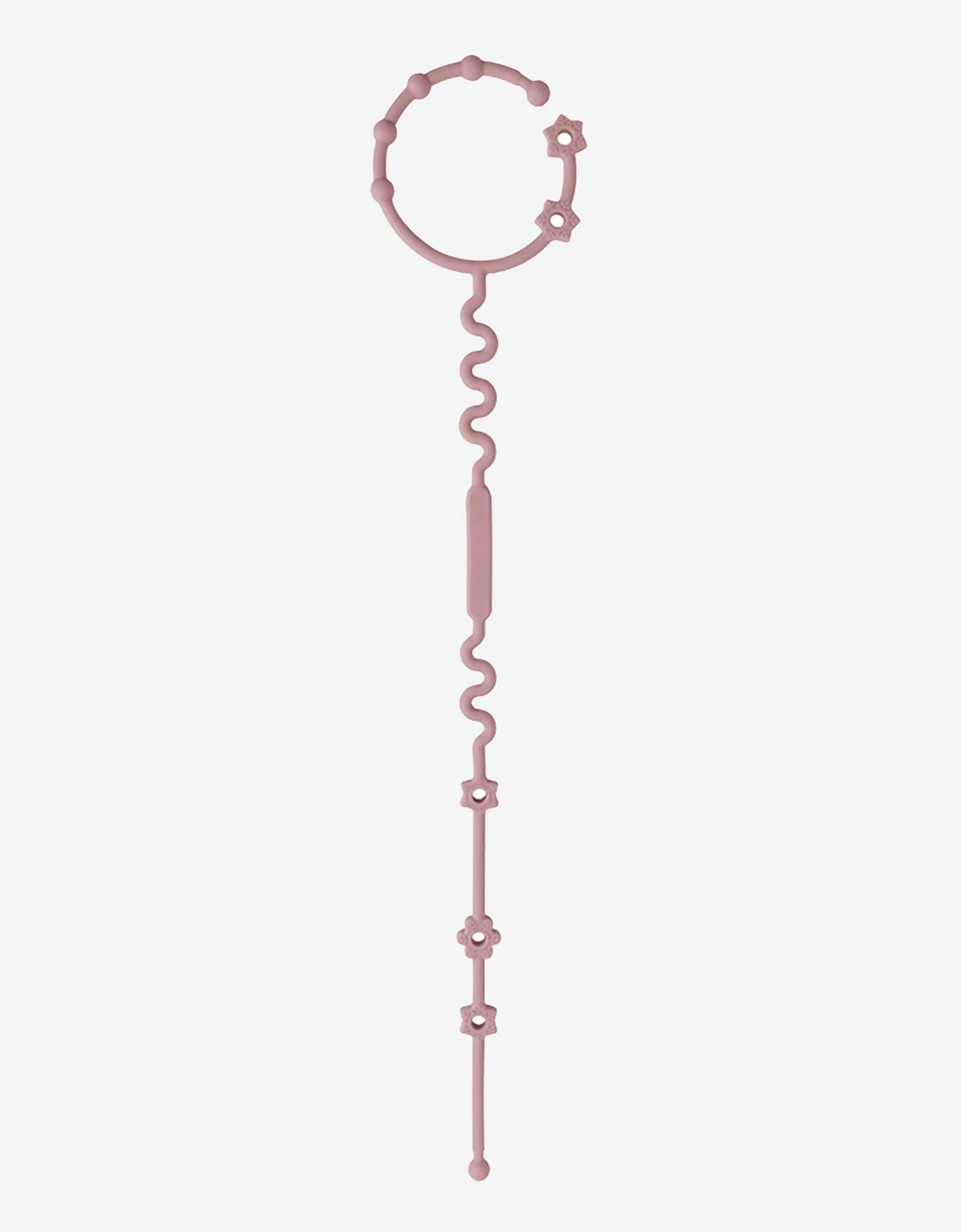 Adjustable Teether and Pacifier Clip in Purple, 5 of 4