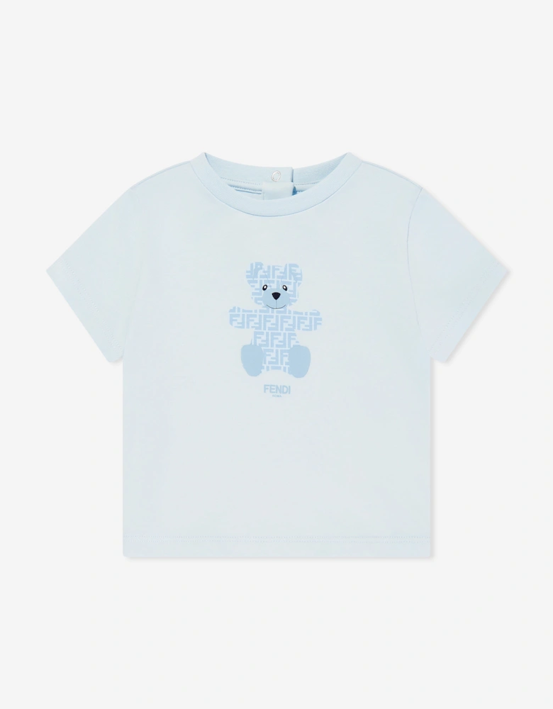 Baby Boys Teddy Bear T-Shirt in Blue