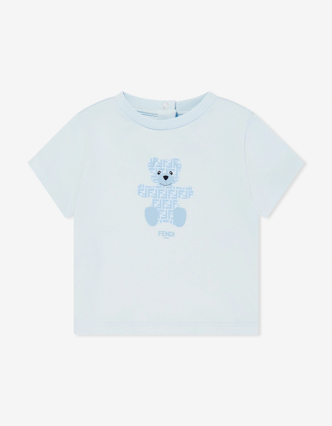 Baby Boys Teddy Bear T-Shirt in Blue, 5 of 4