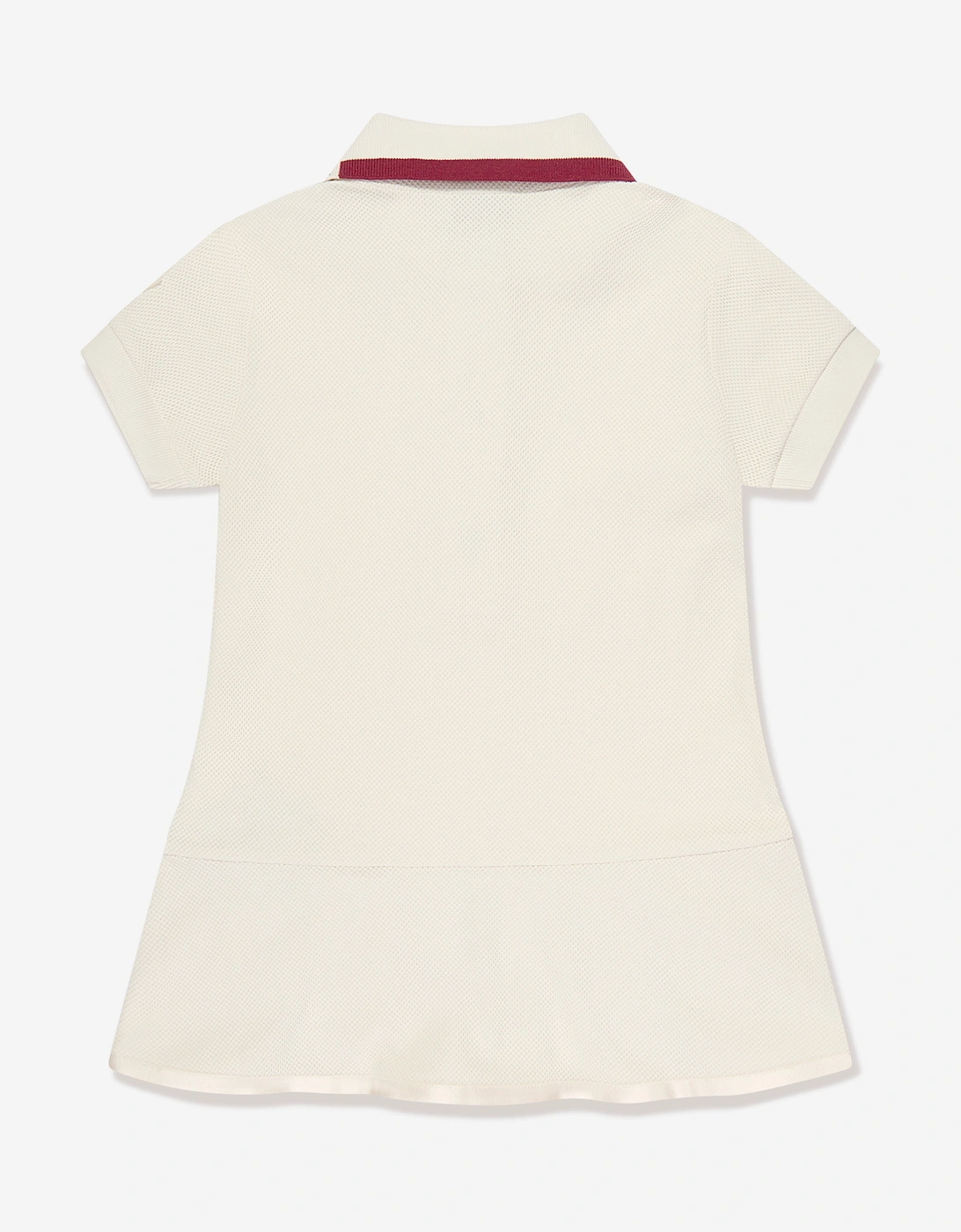 Enfant Girls Logo Polo Dress in Ivory