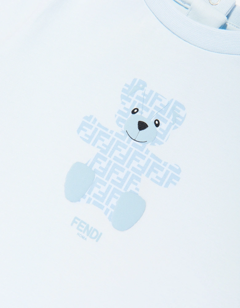 Baby Boys Teddy Bear T-Shirt in Blue