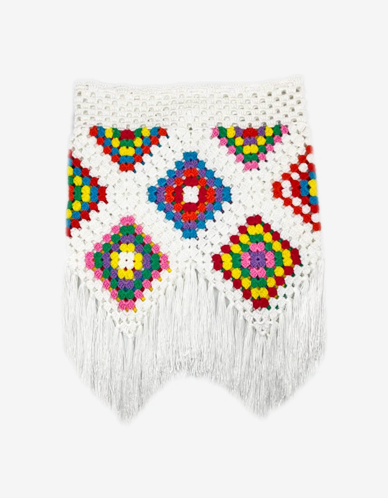 Girls Sandia Skirt in White