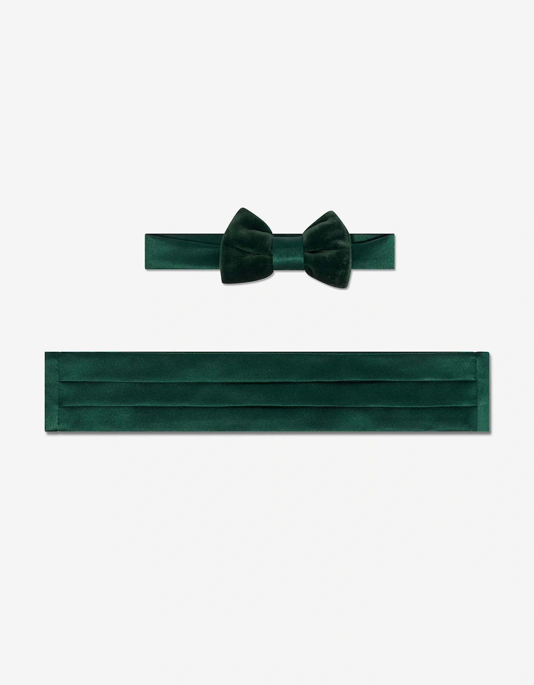 Boys Velvet Bow Tie in Green, 5 of 4