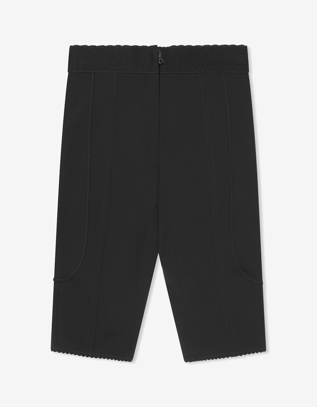 Girls Logo Cycling Shorts in Black