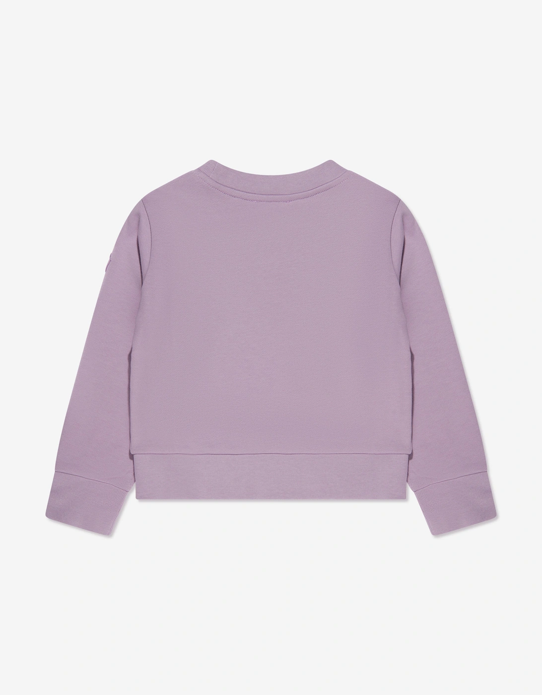 Enfant Girls Graphic Print Sweatshirt in Lilac
