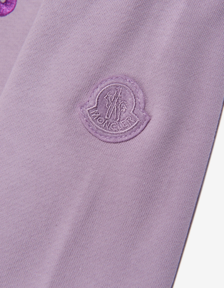 Enfant Girls Graphic Print Sweatshirt in Lilac