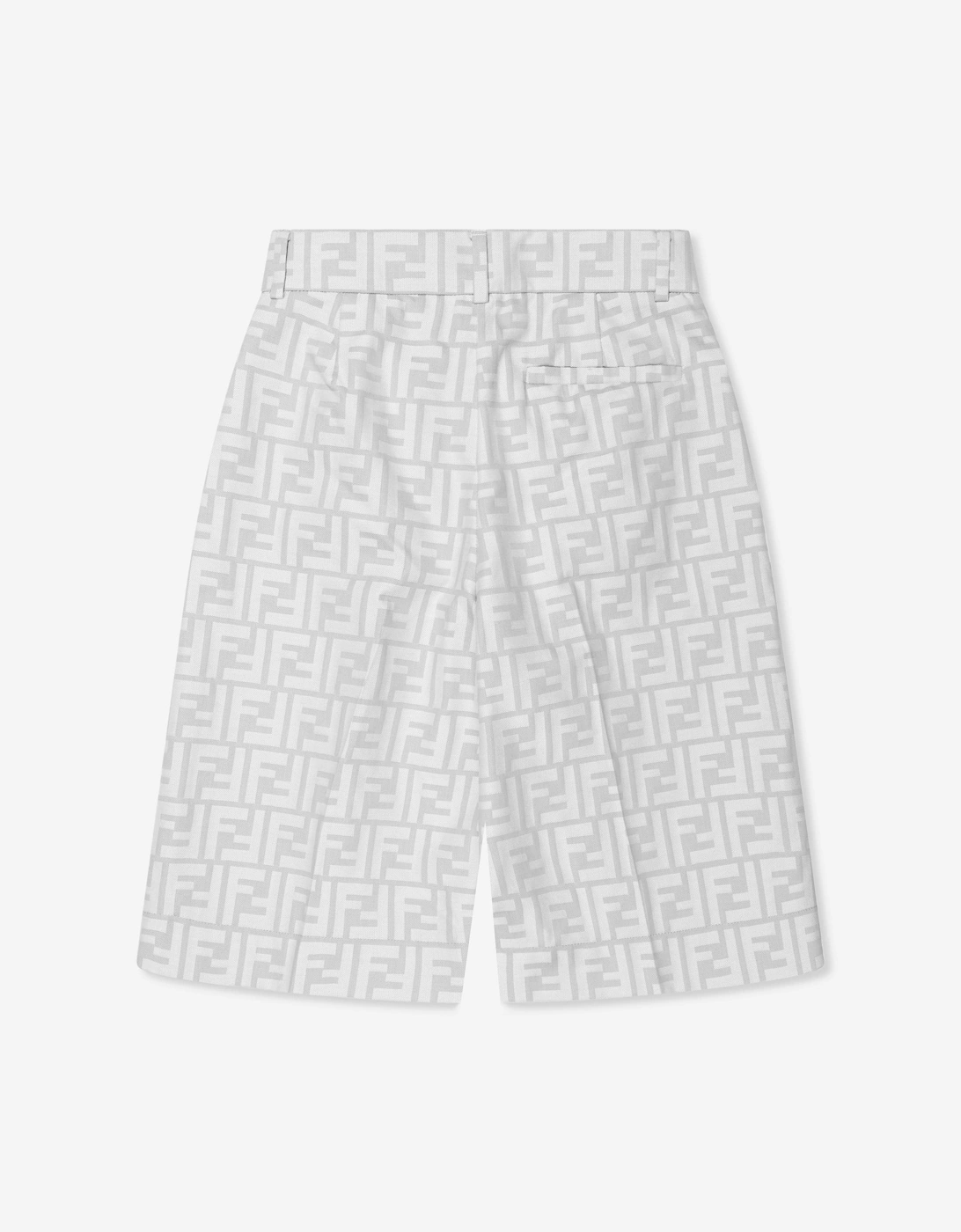 Boys FF Logo Shorts in Grey
