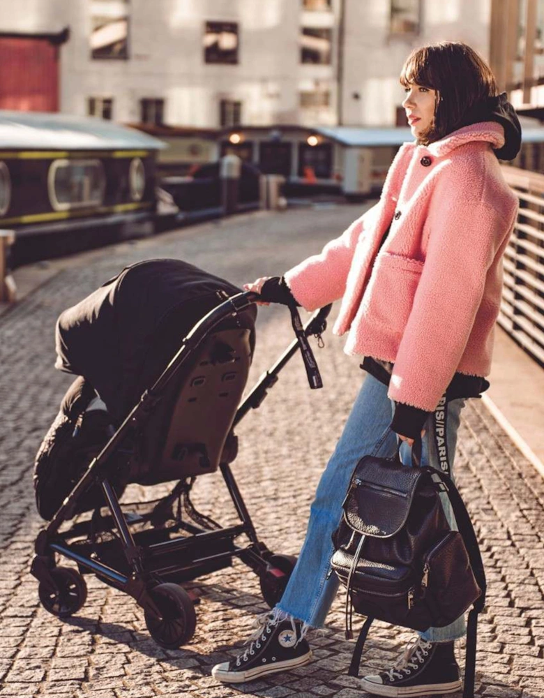 Baby Kaspar Changing Knapsack in Black (34cm)