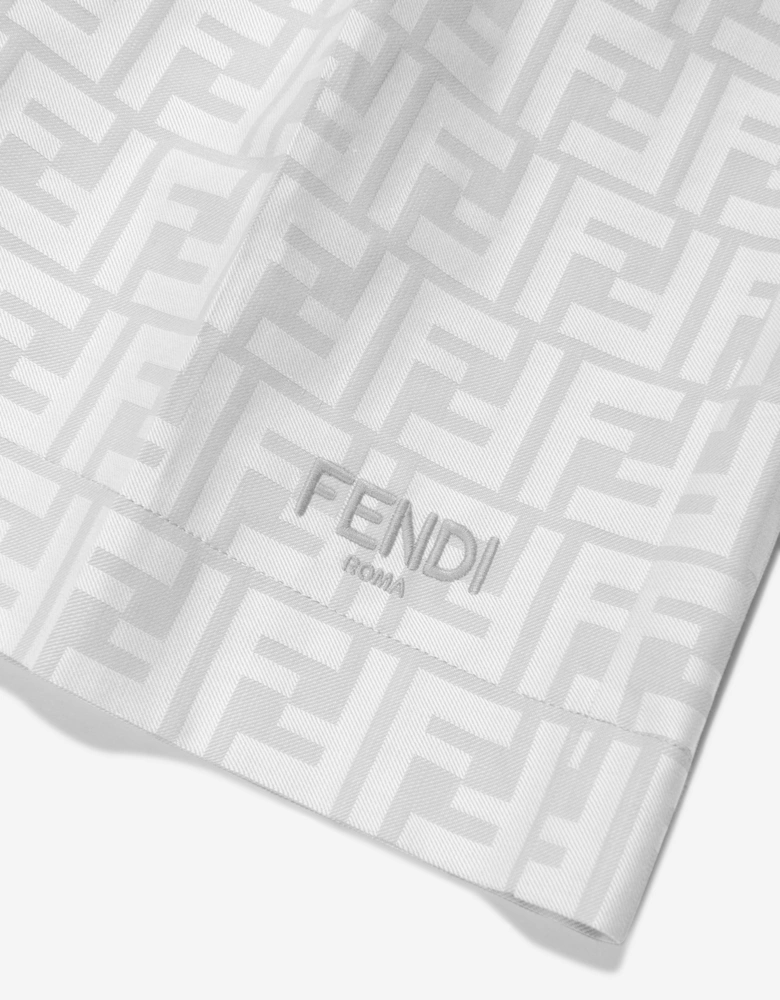 Boys FF Logo Shorts in Grey