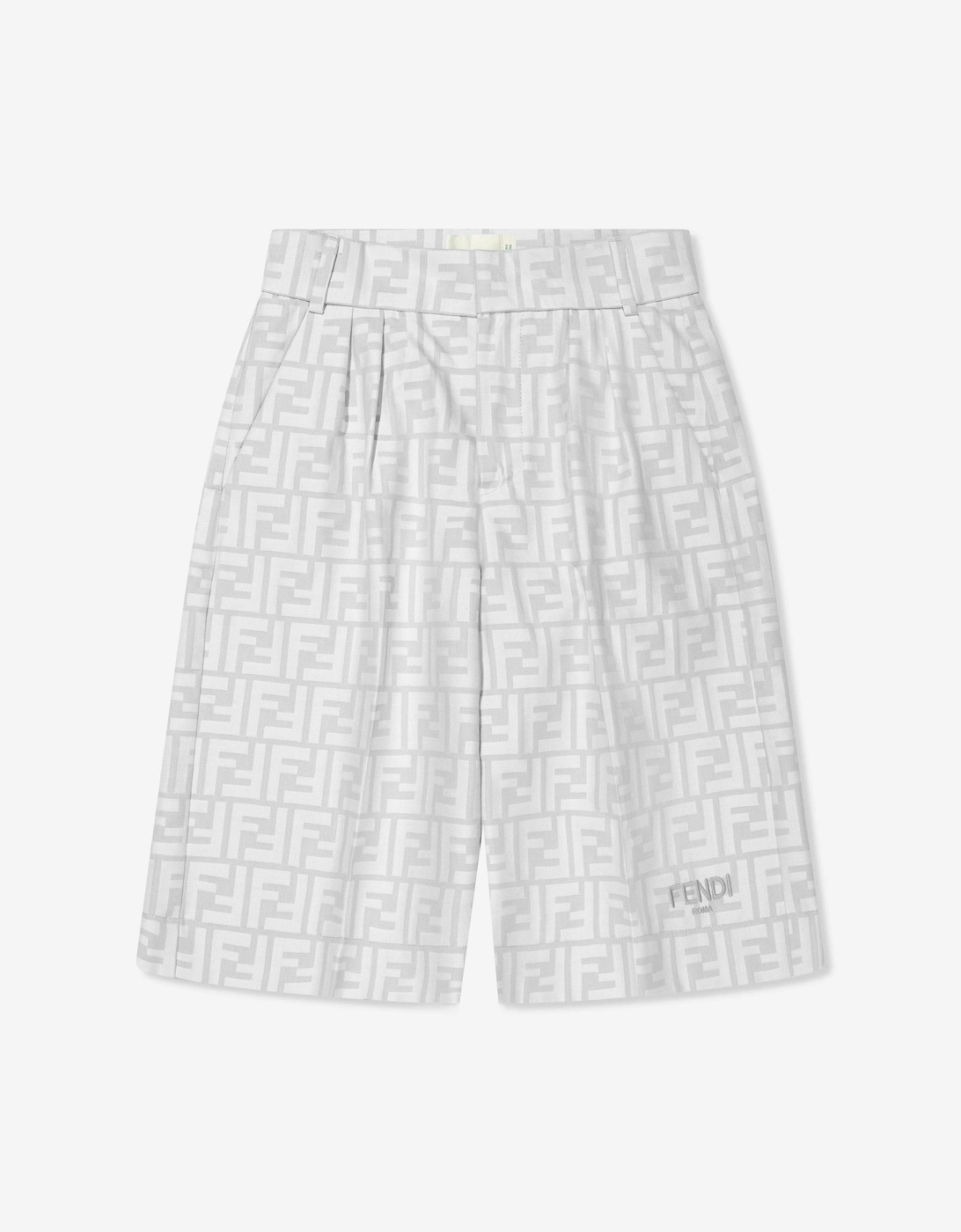 Boys FF Logo Shorts in Grey, 5 of 4