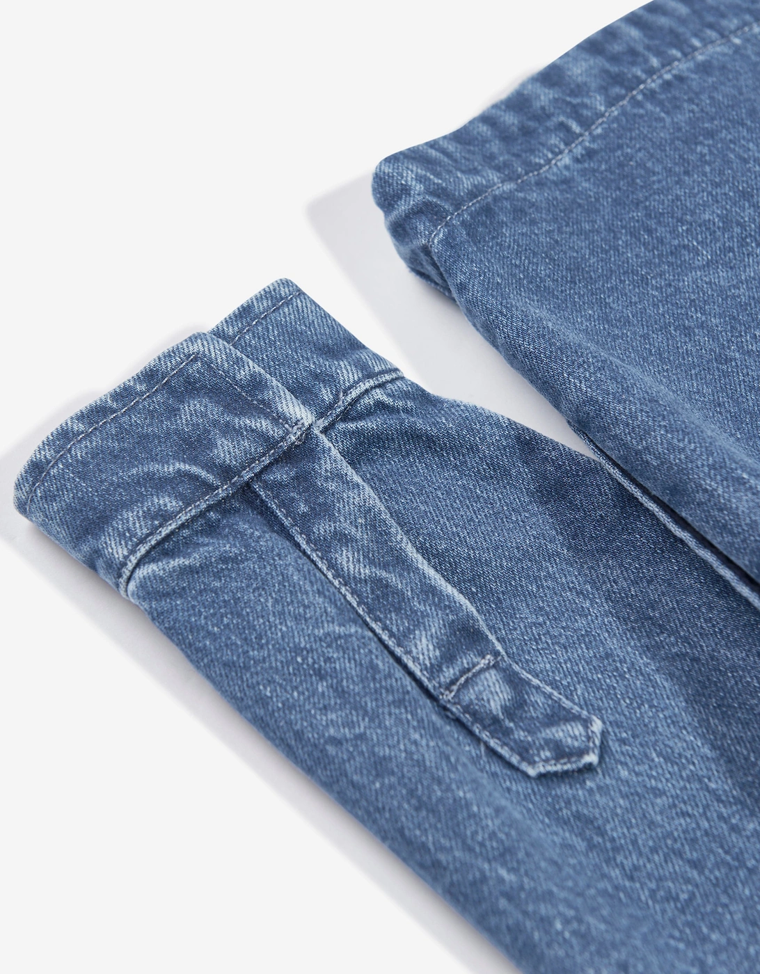 Kids FF Logo Denim Overshirt in Blue