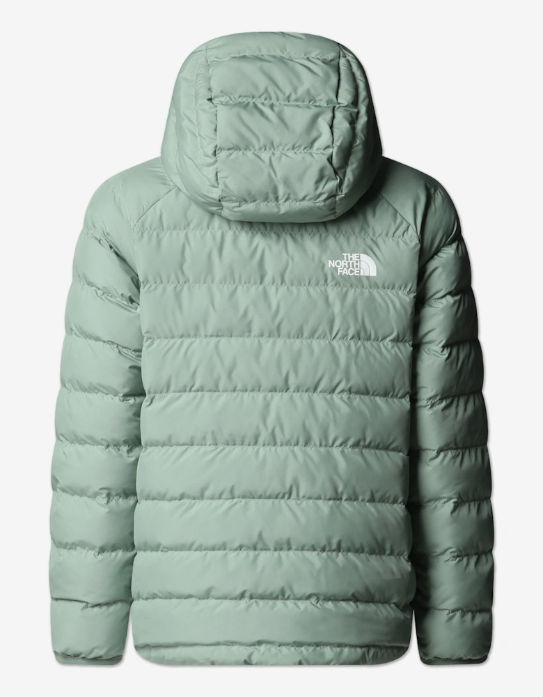 Girls Reversible Perrito Hooded Jacket in Green