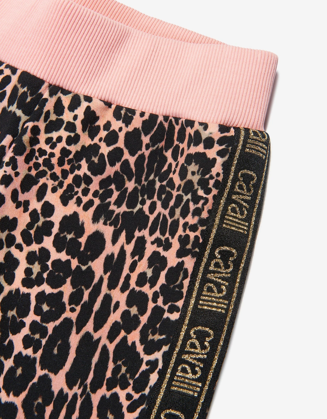 Girls Cotton Leopard Print Leggings