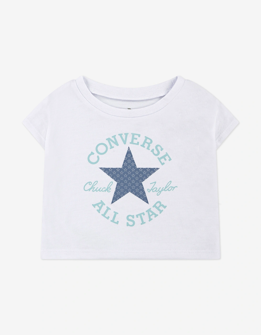 Girls Boxy T-Shirt and Shorts Set in Blue