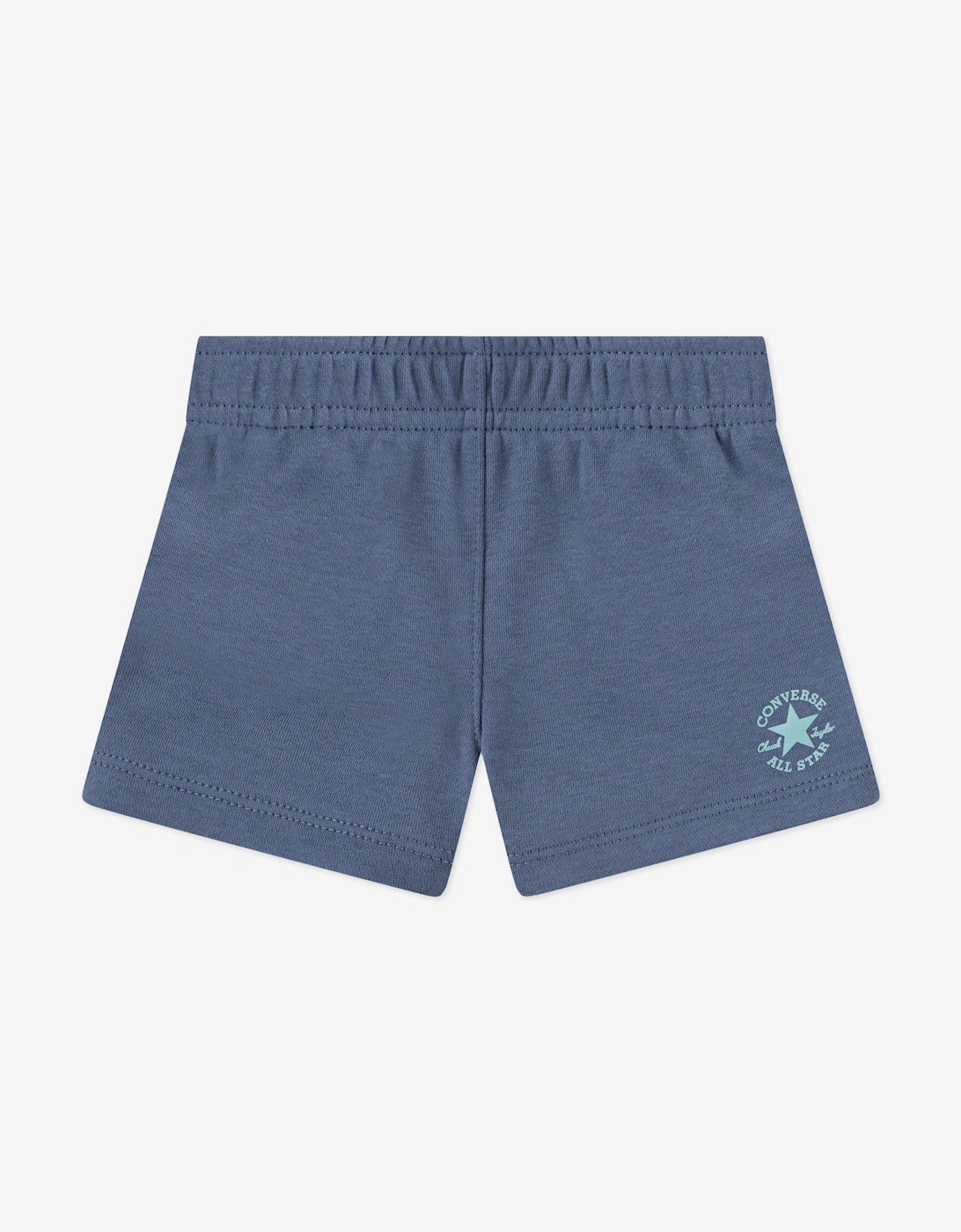 Girls Boxy T-Shirt and Shorts Set in Blue