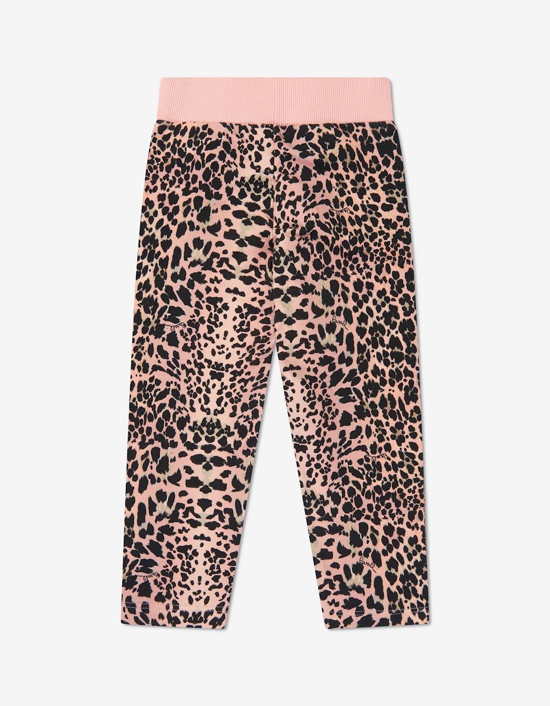 Girls Cotton Leopard Print Leggings