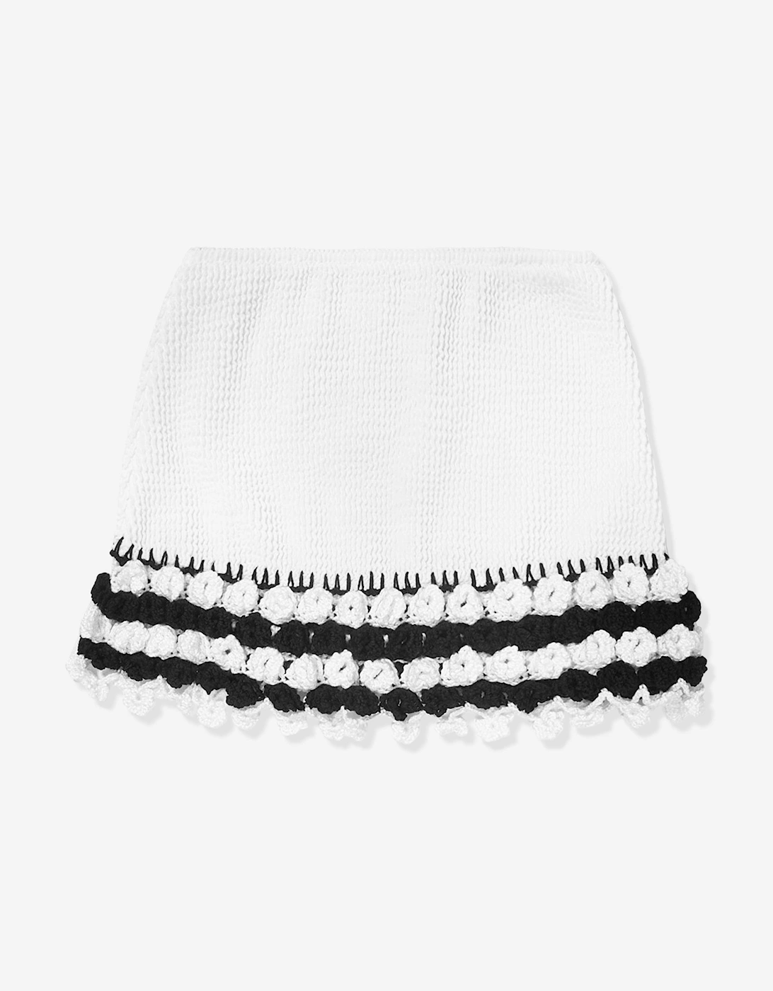 Girls Crocheted Agave Skirt in White, 6 of 5