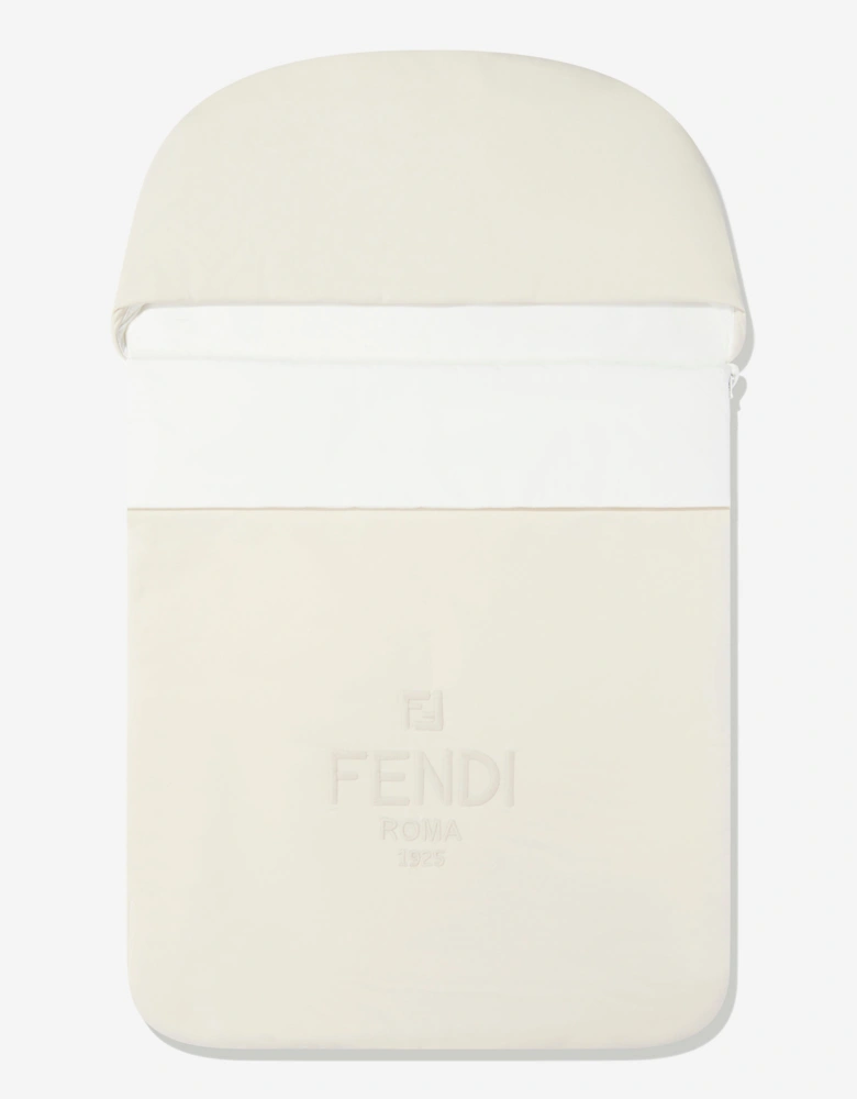 Baby Cotton Stretch Nest in Beige (74cm)