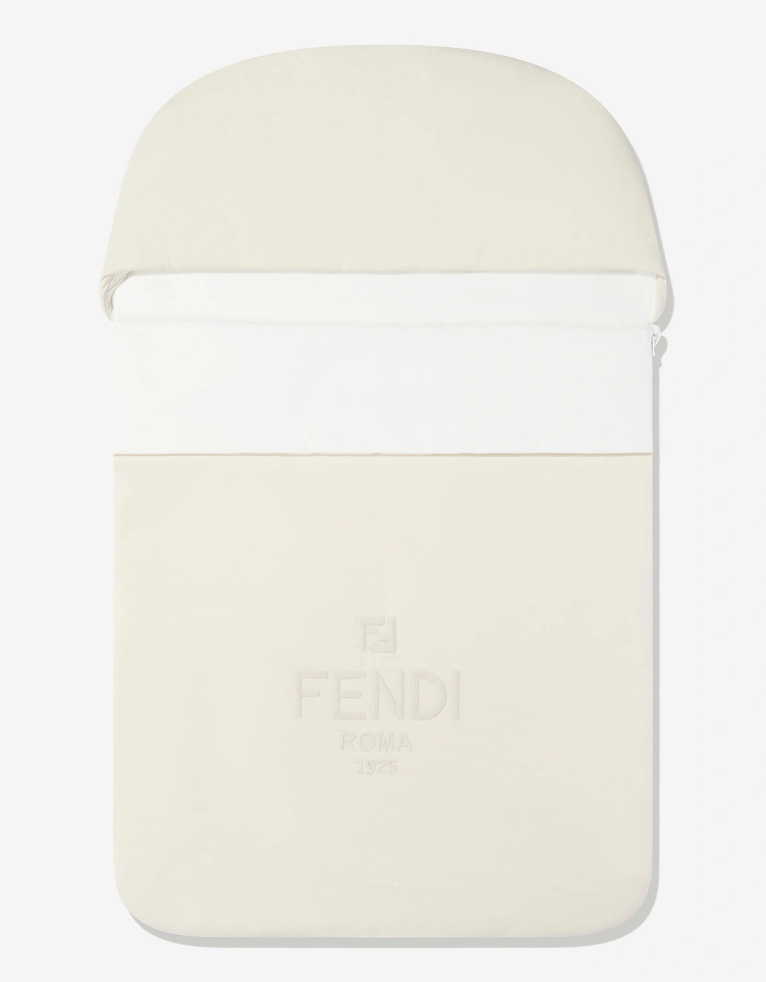 Girl's Fendi Baby Cotton Stretch Nest in Beige (74cm) - Cream - Size: ONE size,