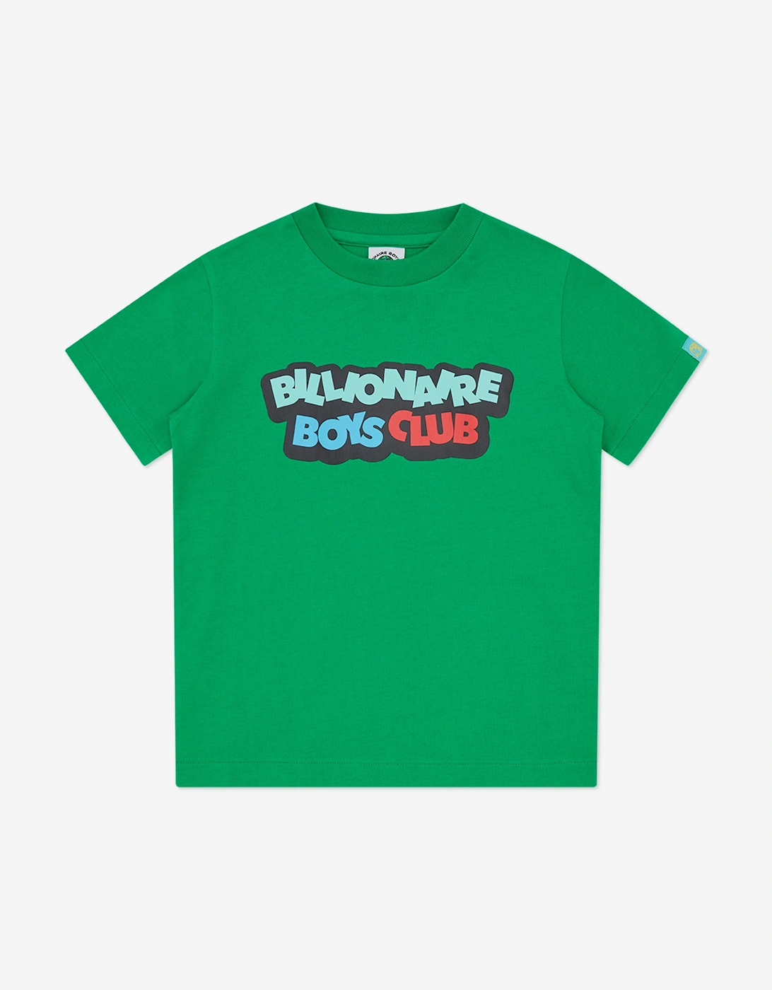 Boys Jumble Logo T-Shirt in Green, 5 of 4
